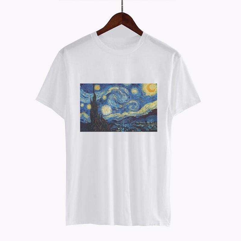 Damski T-Shirt z nadrukiem Vincent van Gogh